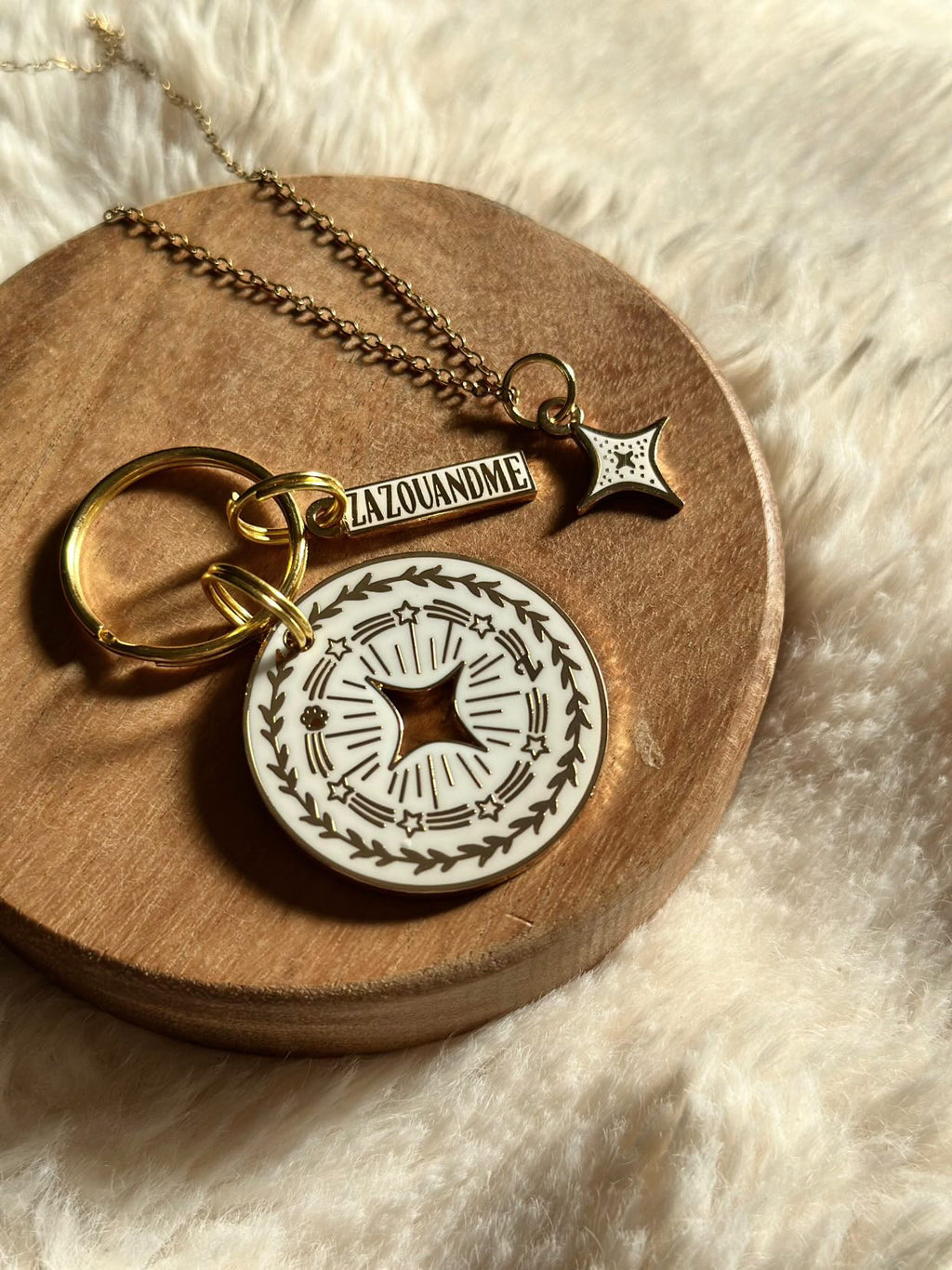 Box médailles lien éternel blanche