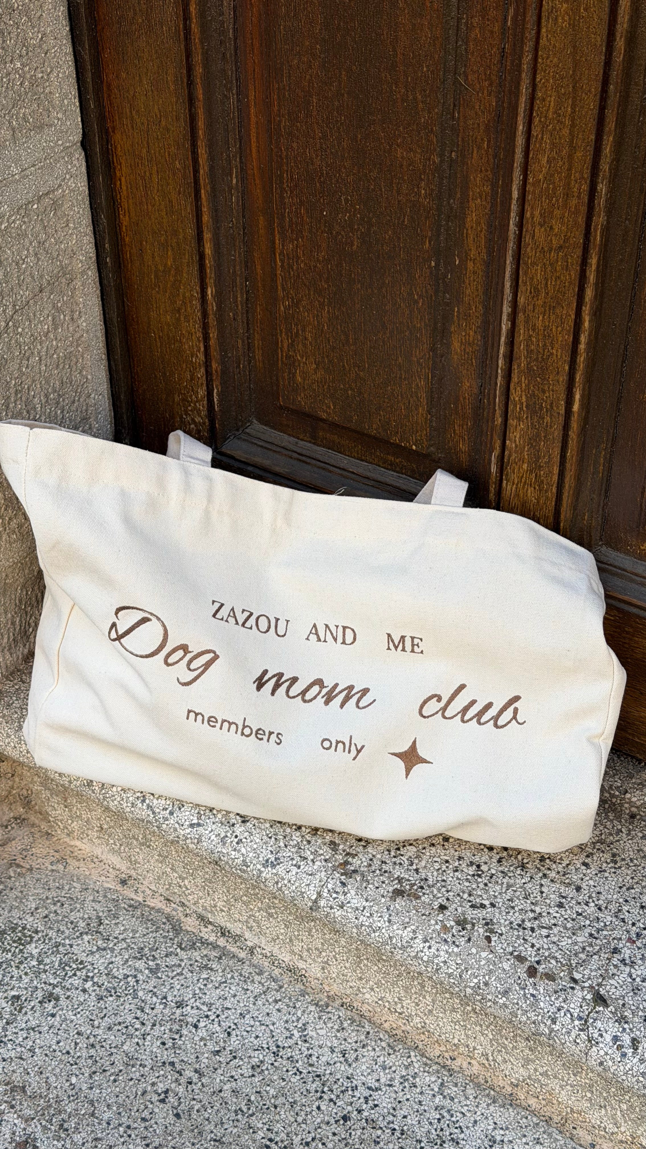 Tote bag Dog mom club