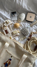 Laisse multi-positions beige