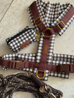 Poop bag Vichy marron