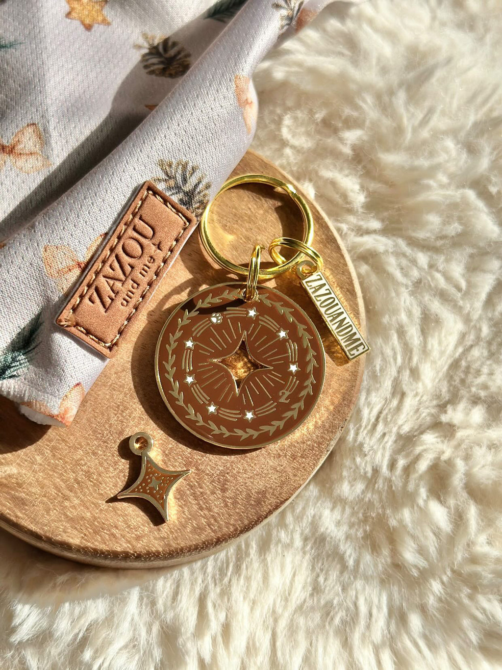 Box médailles lien éternel marron