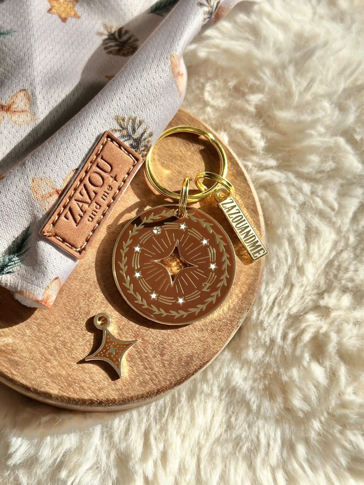 Box médailles lien éternel marron