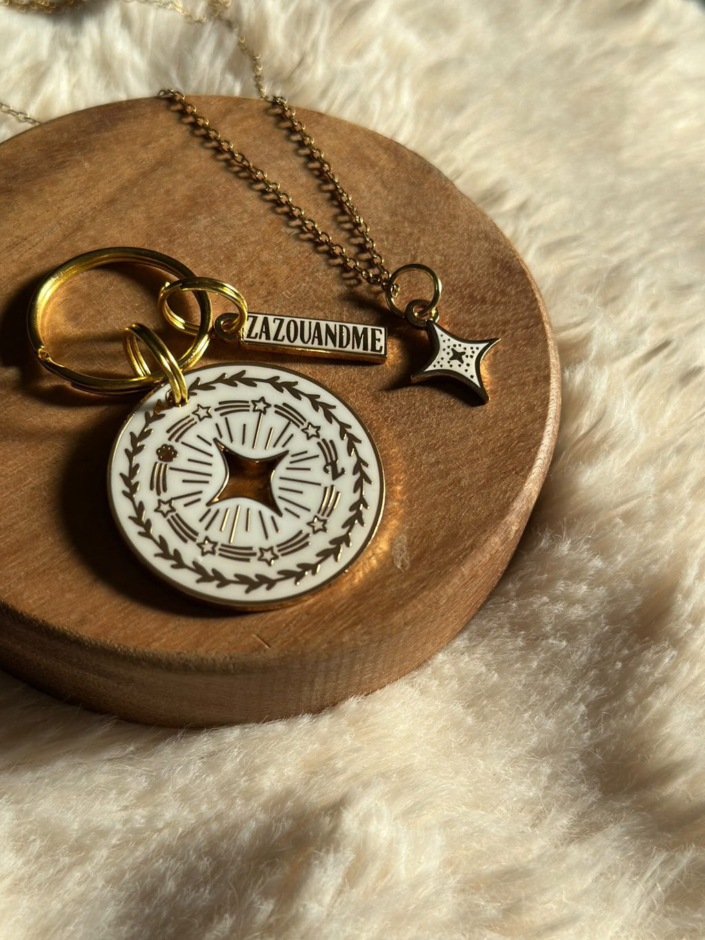 Box médailles lien éternel blanche