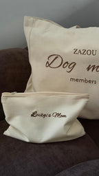Trousse Dog mom personnalisable